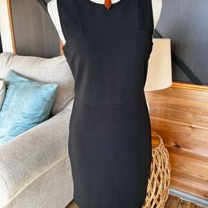 Elegant Black Sleeveless Dress large black dress